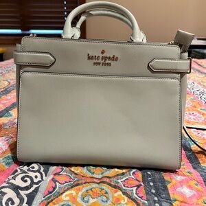 kate spade Mint Green Saffiano Leather Satchel